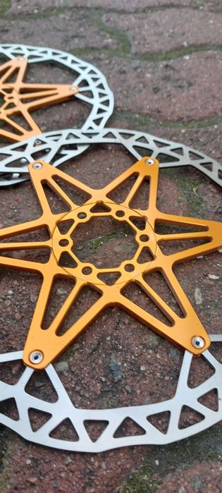 Set discuri (2buc) KCNC Kasditor 203mm auriu NOU