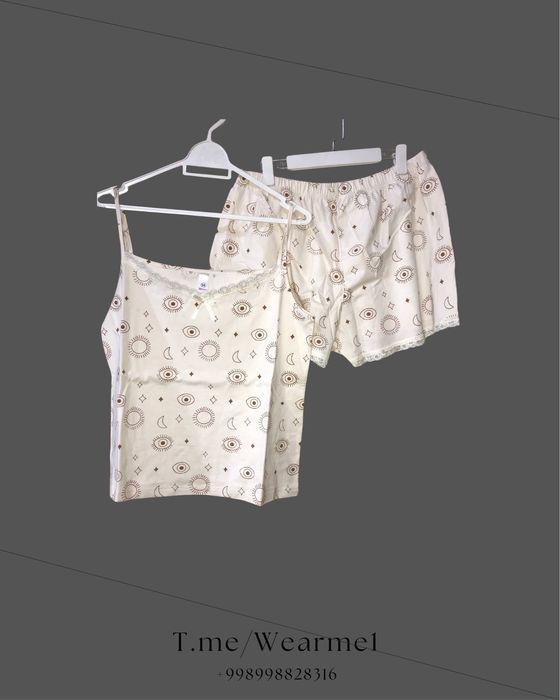 Женские пижамы ночнушки двойка