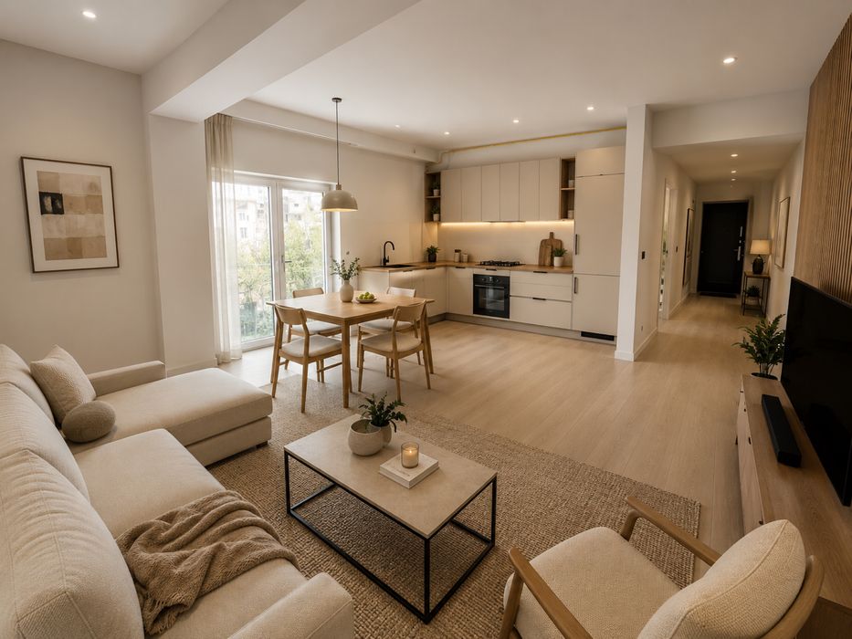 Apartament 2 camere 64mp +25mp curte  bloc nou zona Damila