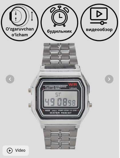 Еркаклар кул соати A-159WA-N1 Orginal