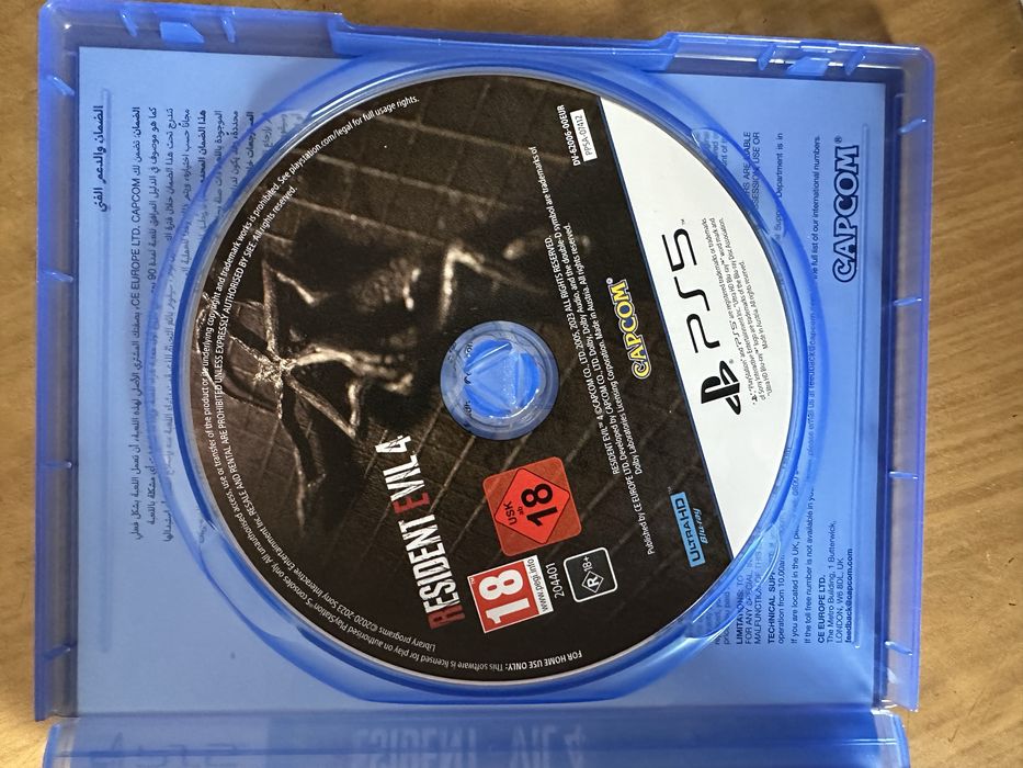 Диски пс5, resident evil 4, tekken 8, callisto protocol
