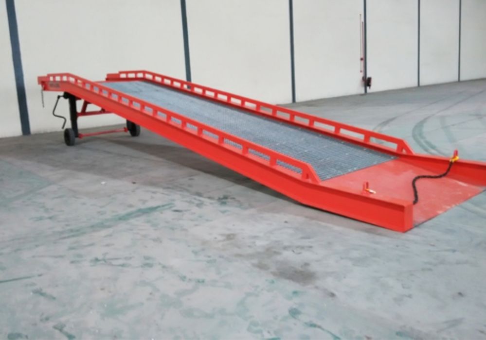 rampa mobila tir incarcare semiremorca camion fixa descarcare containe