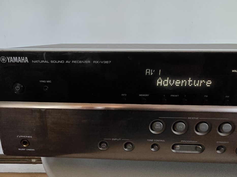 Yamaha rx v367, amplituner, amplificator,cu 5 boxe-sateliti yamaha