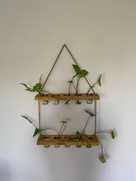 Handmade цветарник за водно размножаване с 10 отвора