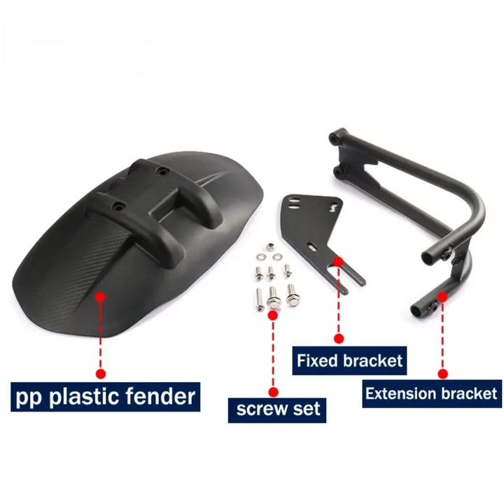 Aripa spate cu suport extensie protecție noroi