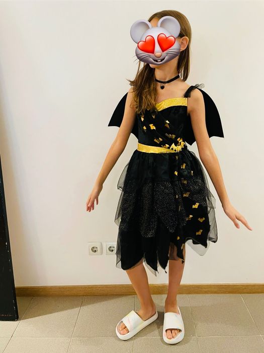 Costum Halloween prințesa liliac fete 6-8 ani