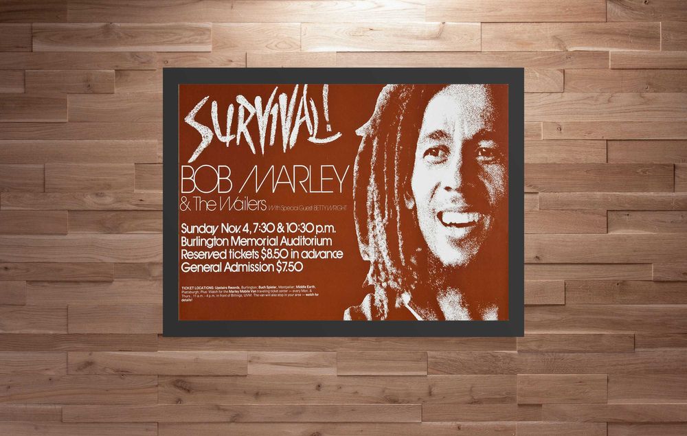 Рок постер плакат с рамка