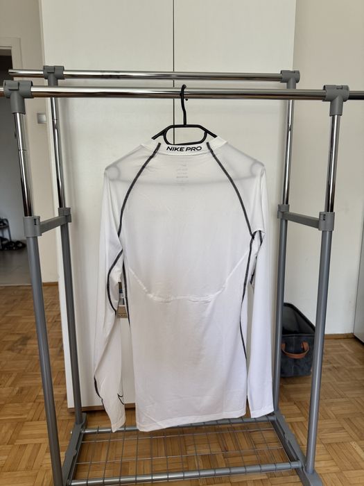 Bluză Nike Pro Tight Dri-Fit alb/albastru royal.