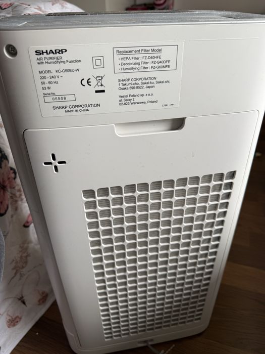 Пречиствател на въздух с овлажнител Sharp