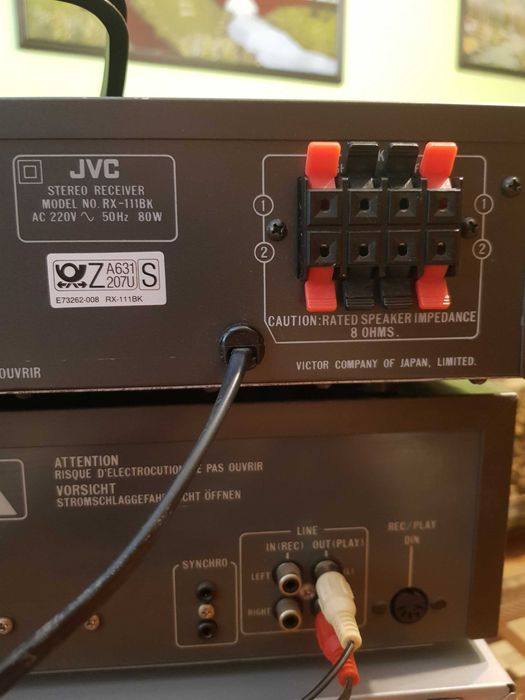 linie audio JVC , SONNY , boxe