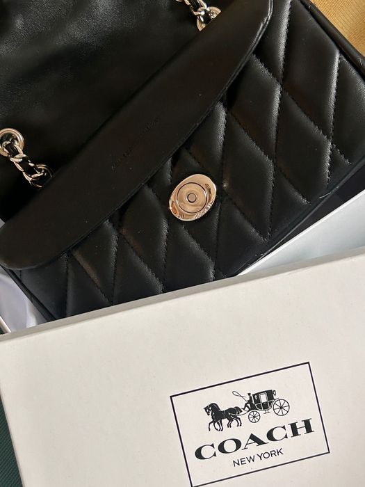 Чанта Coach естествена кожа