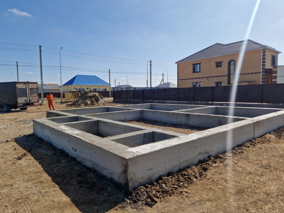 Заливка фундамента атырау