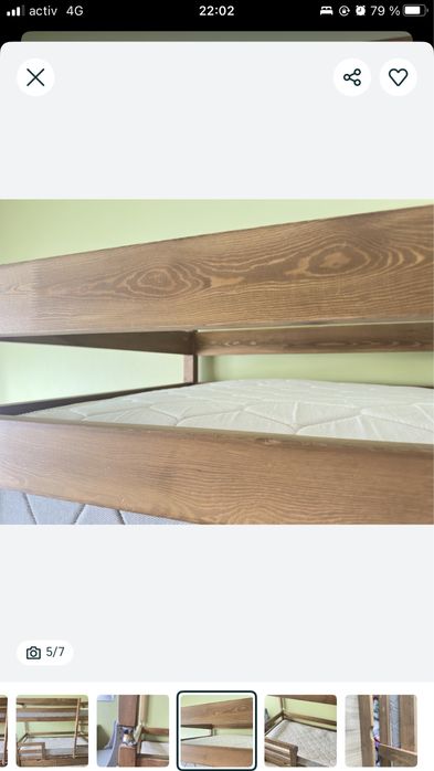 Продам кровать двухярусную.