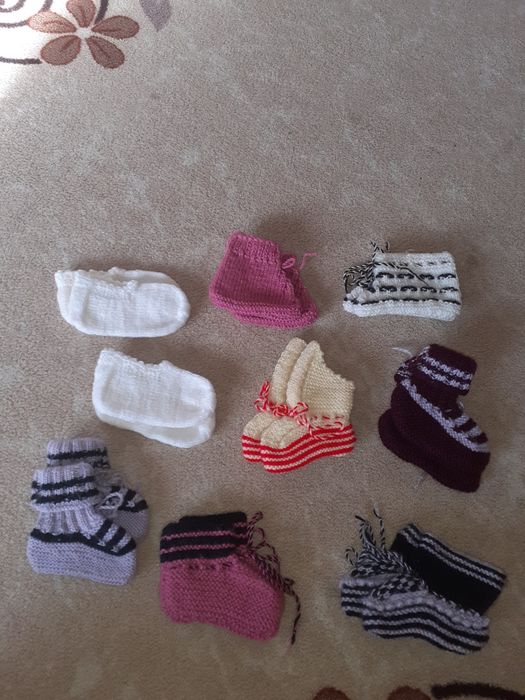 Плетени бебешки дрехи - нови