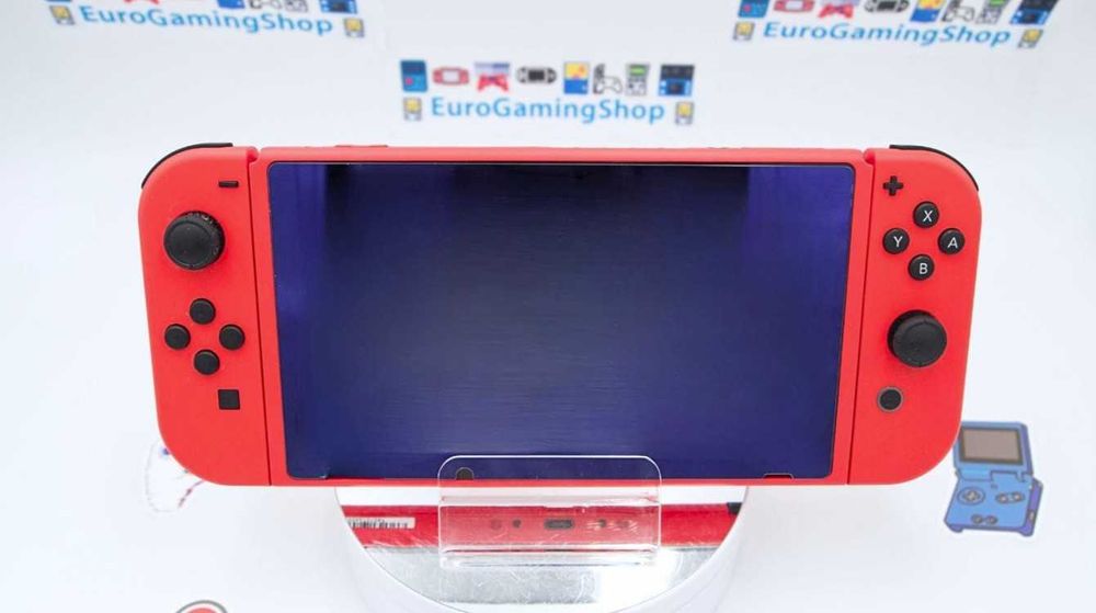 Consola Nintendo Switch V2 Mario Ed. BOX Modat Picofly/128GB/18 Jocuri
