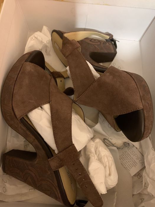 Geox Respira: Sandale cu toc si platforma