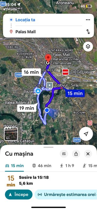 PF, vand teren Hlincea