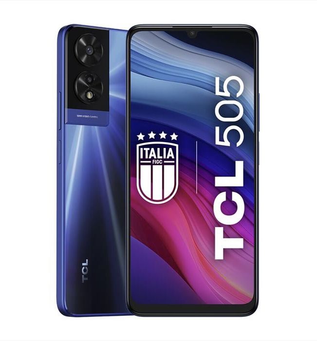 НОВ!!! TCL 505 16GB RAM + 512GB, Dual SIM, 6.75”, Ocean Blue