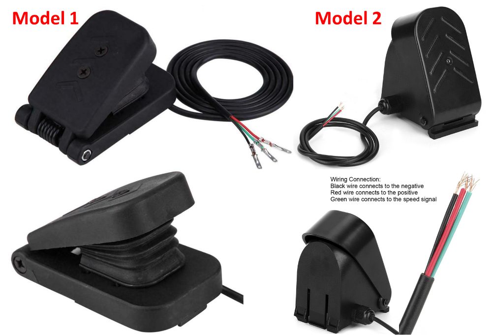 Pedala de acceleratie pt bicicleta electrica, scooters. Noua ambalata!