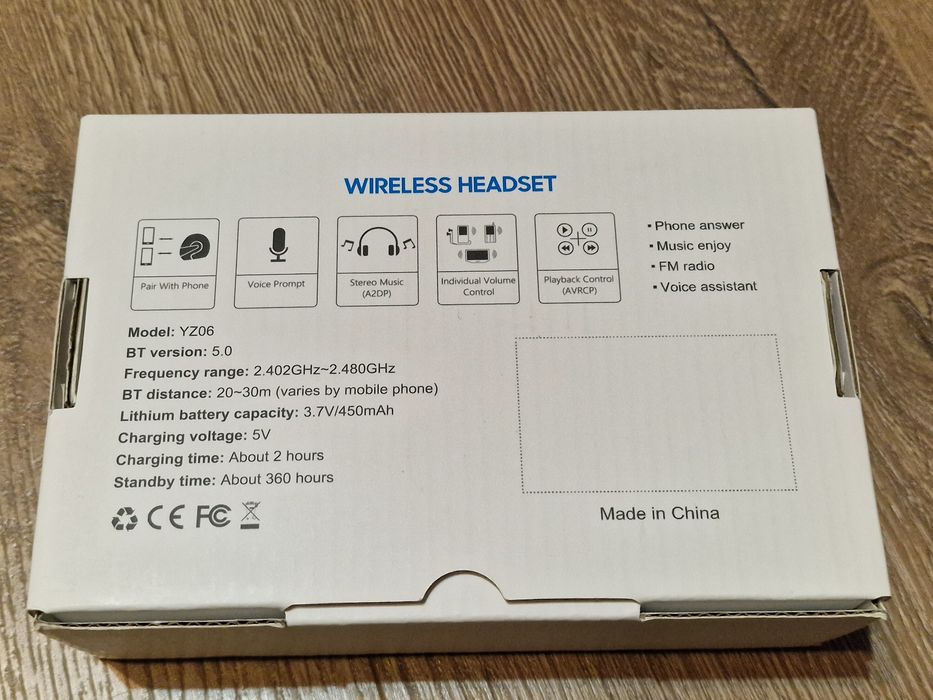 Casti audio pentru casca motocicleta atv wireless headset , produs nou