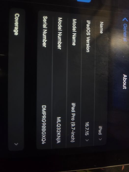 Ipad pro 1st gen 128gb sim + wifi