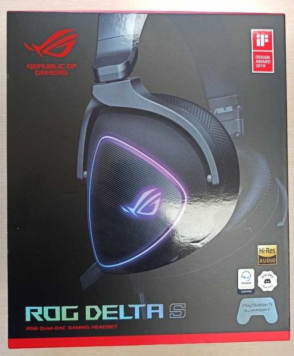 ЧИСТО НОВИ Геймърски слушалки Asus ROG Delta S (ПРЕМИУМ КЛАС).