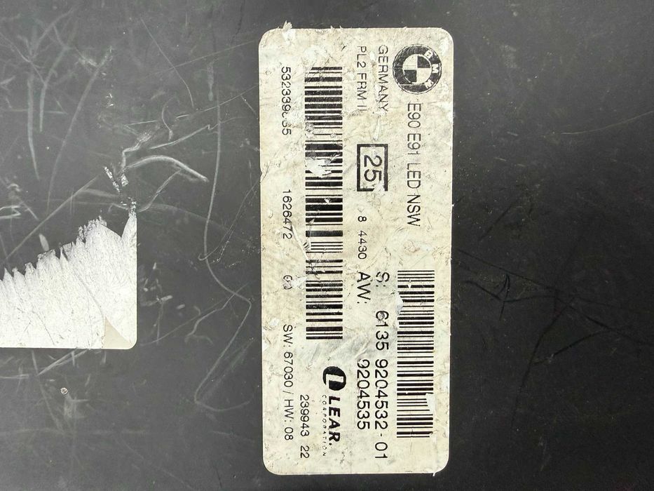 Calculator Lumini FRM II BMW Seria 3 E90 E91 9204532 2008 / [2005-2012] / (5E3)