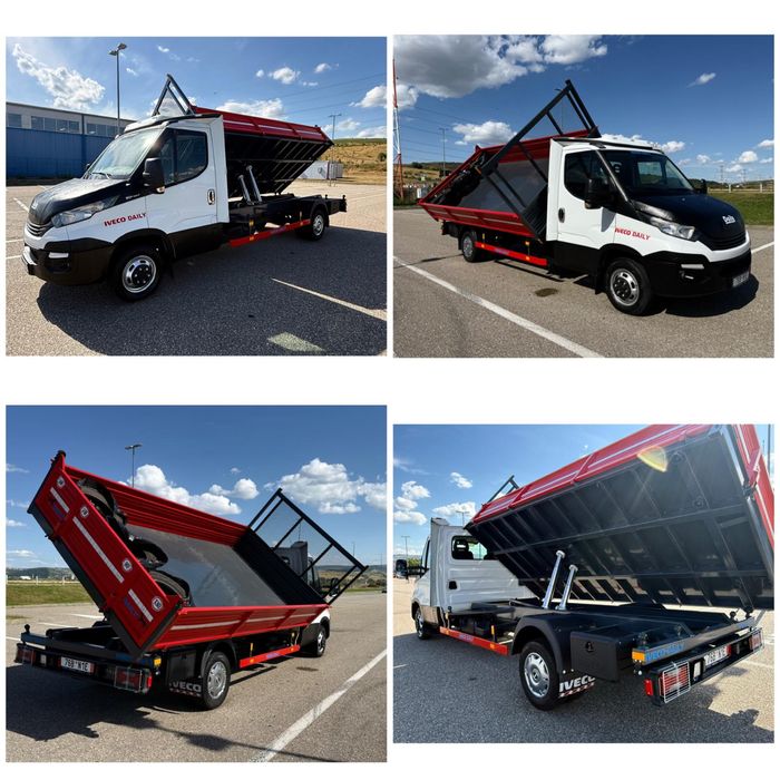 Iveco Daily Basculabil pe Cutie 50c15 35c15 50c18 21 Mercedes Sprinter VW LT 46 519 518 Ford Renault Fiat Oblon Automat AC Climă Tank