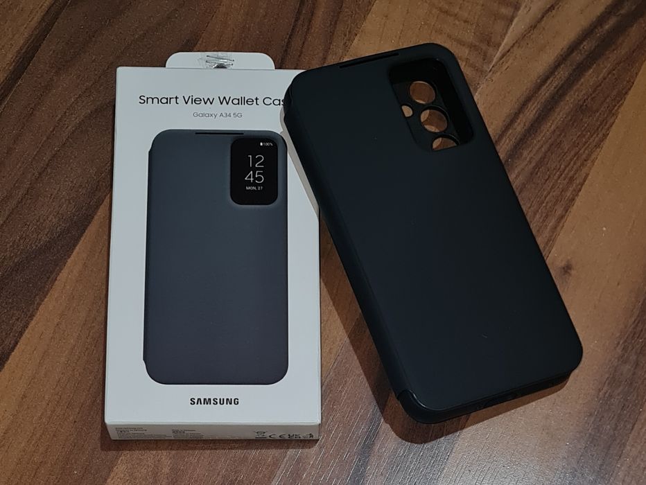 Husa flip activa originala Samsung Smart View Wallet Case Galaxy A34