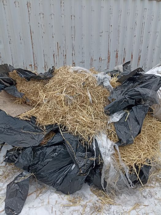 Отдам даром салому самовывоз