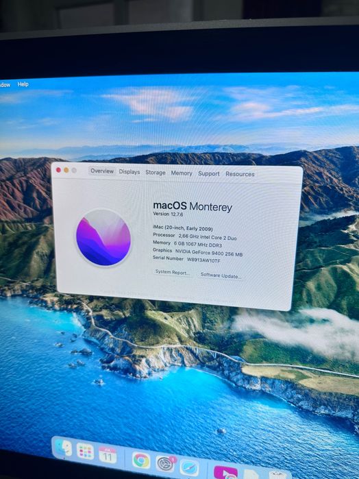 iMac 9.1 ssd 250 6 ram