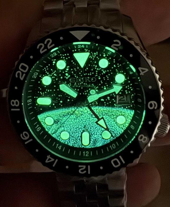 Seiko 5 Sports Automatic Voyager GMT SSK001 SKX NH34 Diver 200 m 41 mm