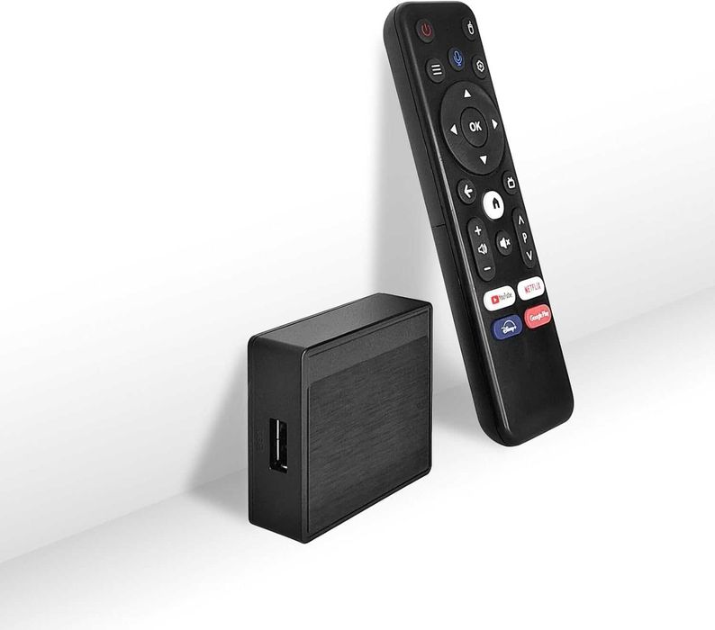 Мини Android TV Box Lemon TV - Android 12, WiFi 6 и Гласово