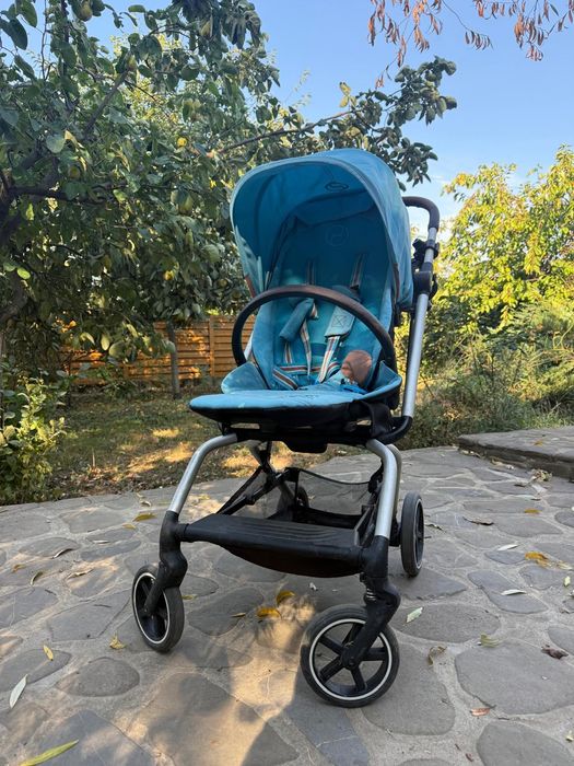 Cărucior Cybex Eezy S Twist+ 2 + scoică auto Cybex cu Isofix + adaptoare