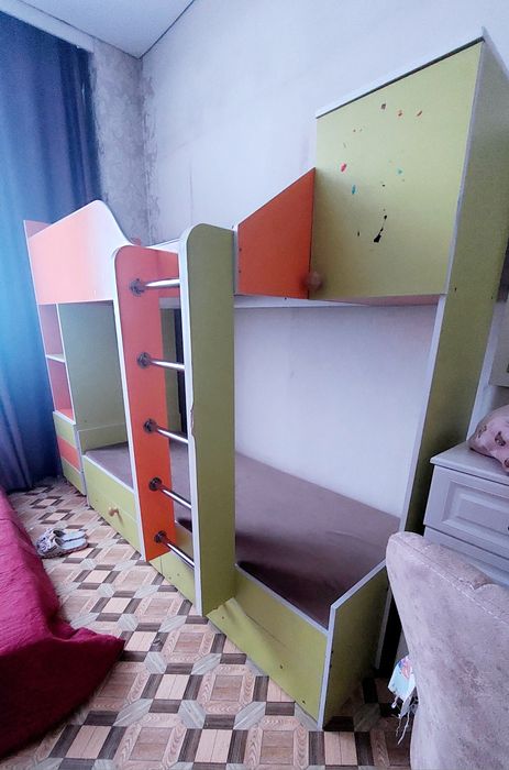 Екы этаж төсек кровать