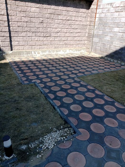 Укладка брусчатки