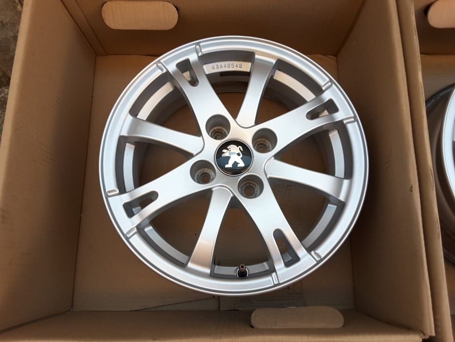jante aliaj 15; 4x108; Peugeot 207, Peugeot 208 originale Peugeot