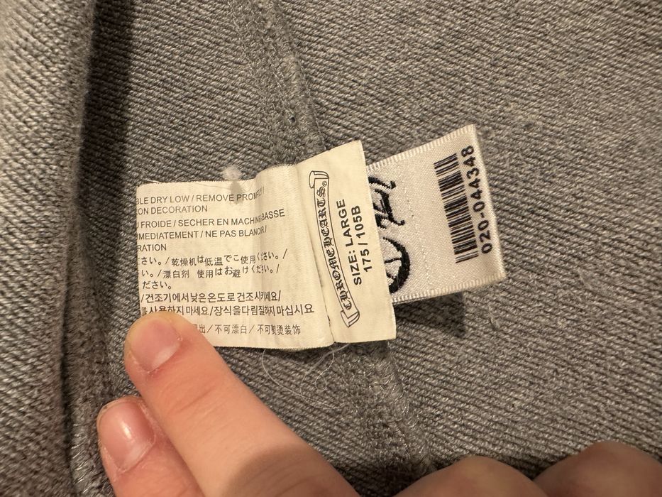 Chrome hearts zip up