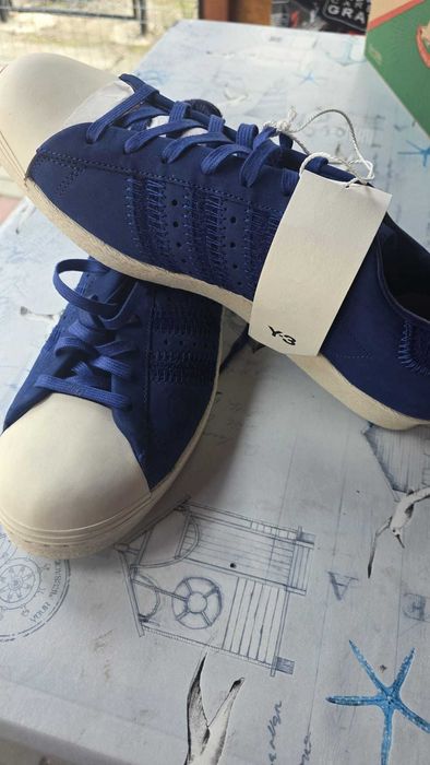Adidas Y-3 Superstar – Albastru – Noi, cu etichetă nr 45/46