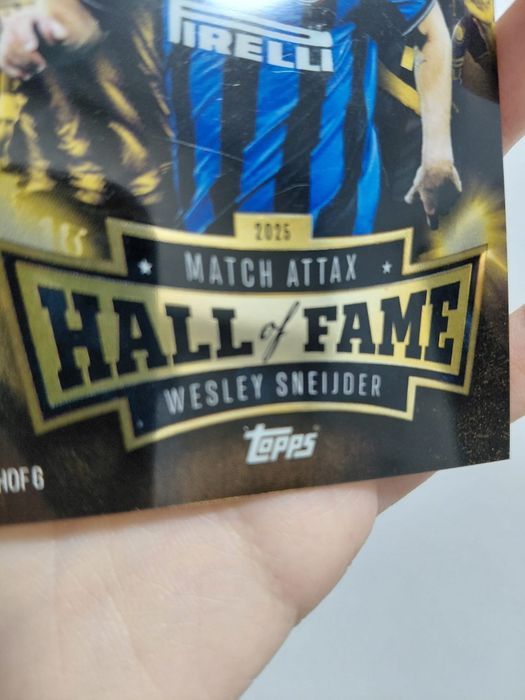 Hall of Fame Match Attax Season 2025-2026 #HOF6 InterMilano 
RARE Wesley #SNEIJDER
