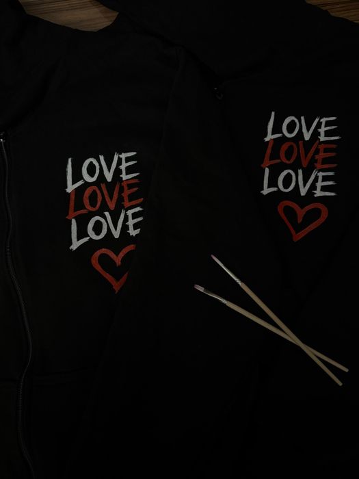 Толстовка с рисунком ручной росписи, подарок