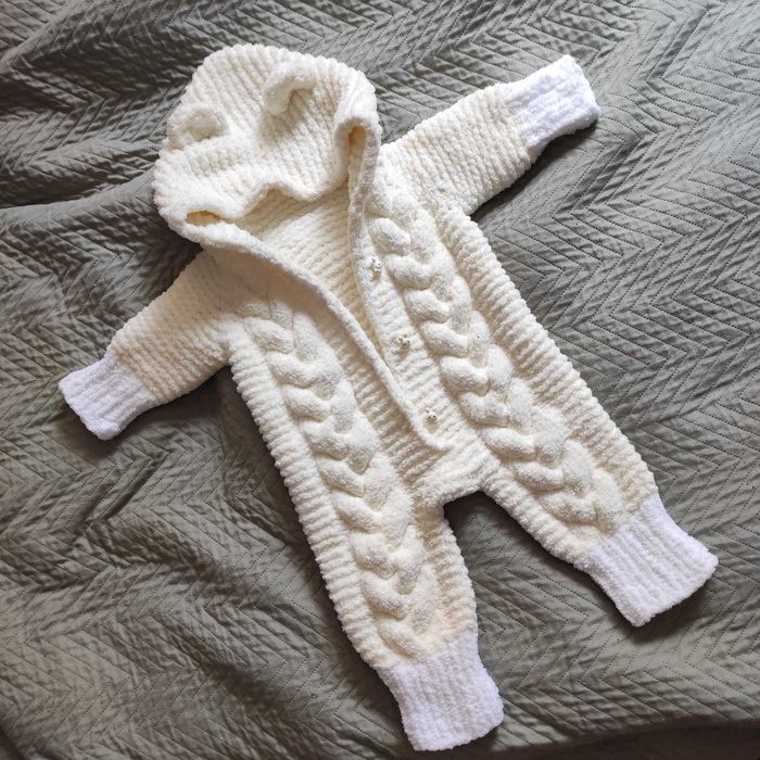 Вязанный комбенизон