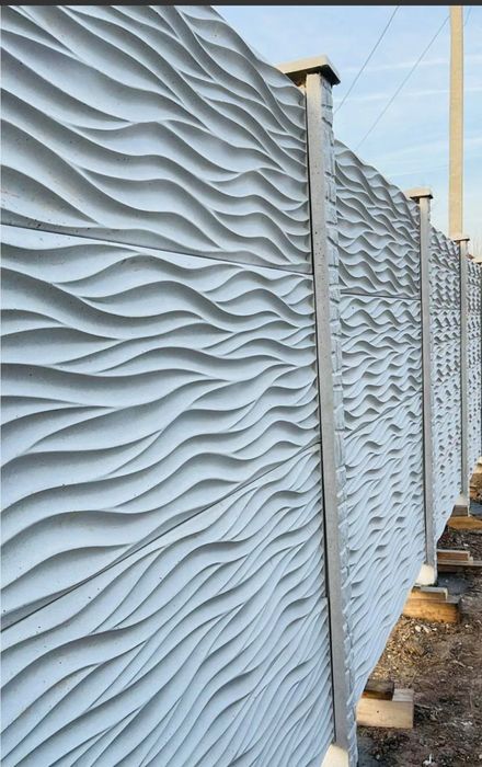 Gard din placi de beton