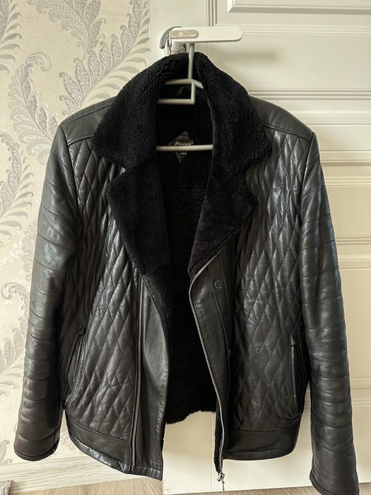 Дубленка кожанная