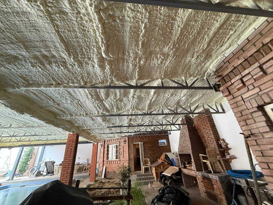 Напыление ппу пена сипиш хизмати pena sepish ppu / Теплоизоляция пеной