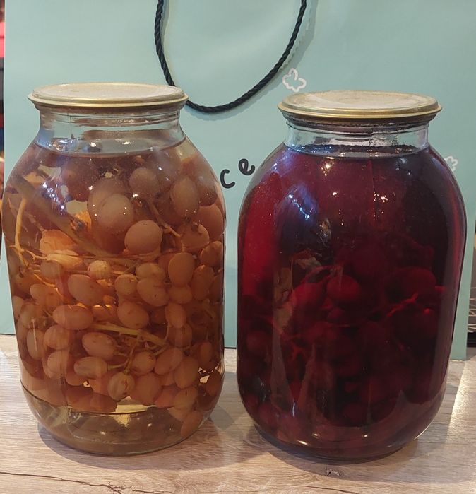 Соки натуральные компоты