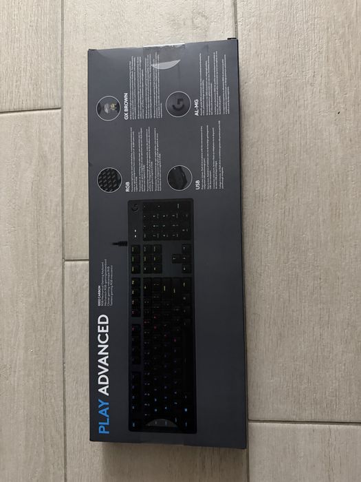 Tastatura mecanica Logitech G512 Carbon RGB, GX Brown Tactile, US Int'l - SIGILATA