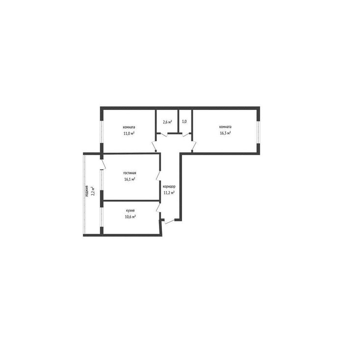 Продажа 3-комнатной квартиры