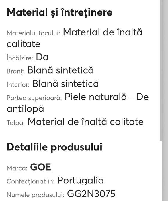 Ghete dama GOE negre piele intoarsa naturala,elegante,negre,noi,39