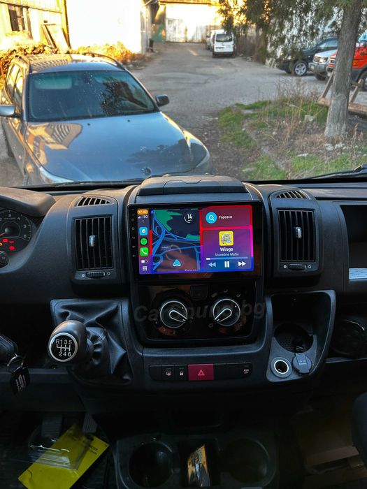 Citroen Jumper - 9" Мултимедия Android 15 Джъмпер Навигация Андроид